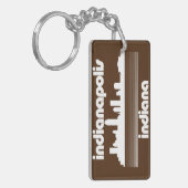 Indianapolis Indiana Schlüsselanhänger (Vorderseite links)