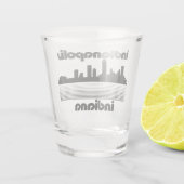 Indianapolis Indiana Schnapsglas (Rückseite)