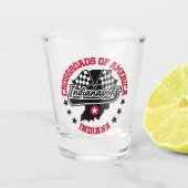 Indianapolis, Indiana Schnapsglas (Vorderseite)