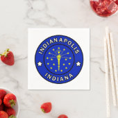 Indianapolis Indiana Serviette (Beispiel)