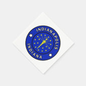 Indianapolis Indiana Serviette (Ecke)