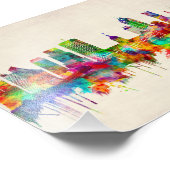 Indianapolis Indiana Skyline Fotodruck (Ecke)