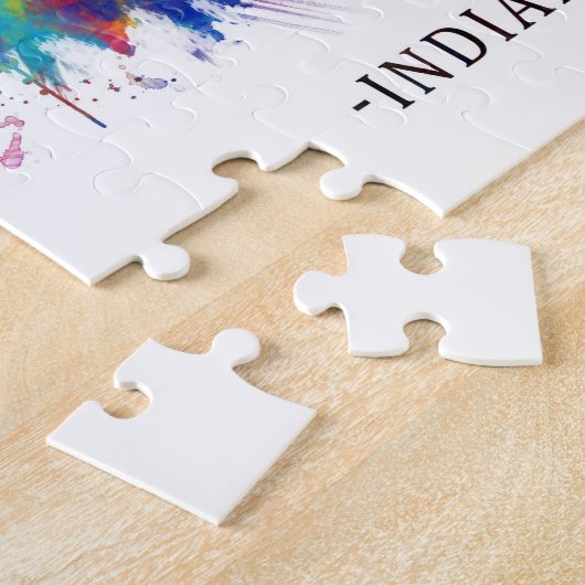 Indianapolis Indiana Skyline Puzzle (Seite)