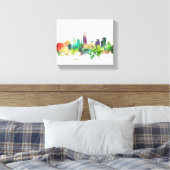 INDIANAPOLIS, INDIANA SKYLINE SP - LEINWANDDRUCK (Insitu (Schlafzimmer))