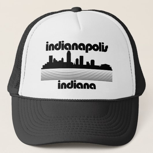 Indianapolis Indiana Truckerkappe (Vorderseite)