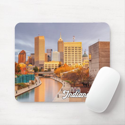 Indianapolis, Indiana, USA Mousepad (Mit Mouse)