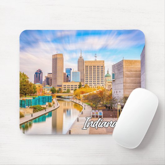 Indianapolis, Indiana, USA Mousepad (Mit Mouse)