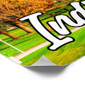 Indianapolis, Indiana, USA Poster (Ecke)