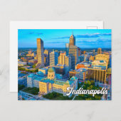 Indianapolis, Indiana, USA Postkarte (Vorne/Hinten)