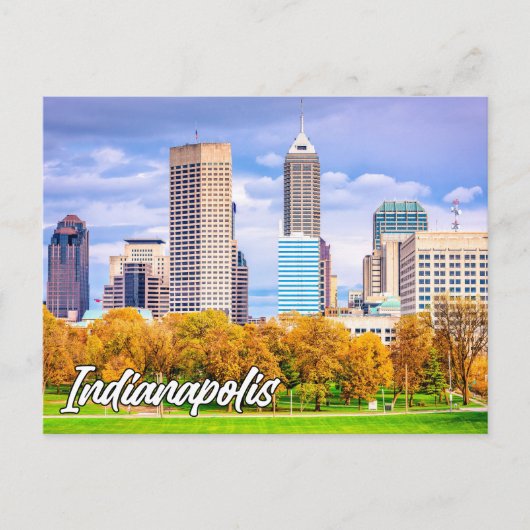 Indianapolis, Indiana, USA Postkarte (Vorderseite)