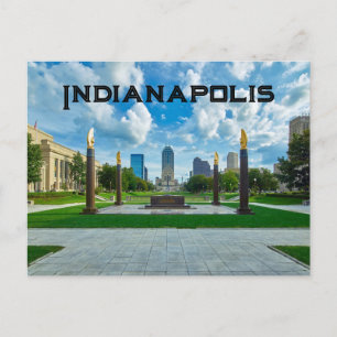 Indianapolis, Indiana, USA Postkarte