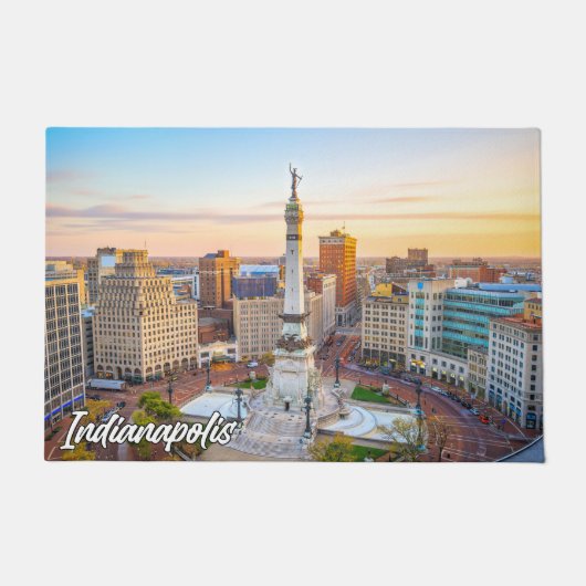 Indianapolis, Indiana, Vereinigte Staaten Fußmatte (Vorderseite)