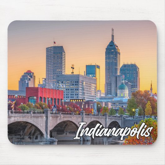 Indianapolis, Indiana, Vereinigte Staaten Mousepad (Vorne)