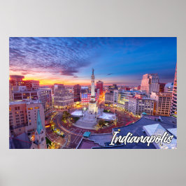 Indianapolis, Indiana, Vereinigte Staaten Poster