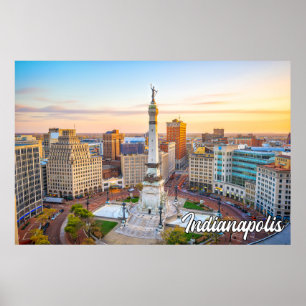 Indianapolis, Indiana, Vereinigte Staaten Poster