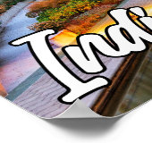 Indianapolis, Indiana, Vereinigte Staaten Poster (Ecke)