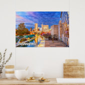 Indianapolis, Indiana, Vereinigte Staaten Poster (Küche)