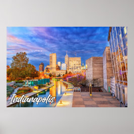 Indianapolis, Indiana, Vereinigte Staaten Poster