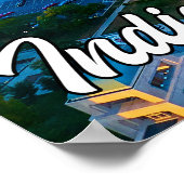 Indianapolis, Indiana, Vereinigte Staaten Poster (Ecke)