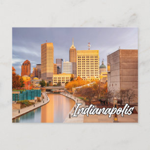 Indianapolis, Indiana, Vereinigte Staaten Postkarte