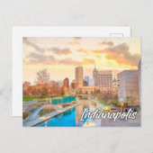 Indianapolis, Indiana, Vereinigte Staaten Postkarte (Vorne/Hinten)