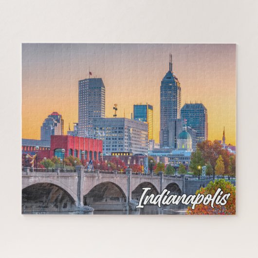 Indianapolis, Indiana, Vereinigte Staaten Puzzle (Horizontal)