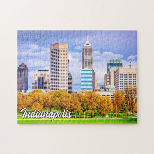 Indianapolis, Indiana, Vereinigte Staaten Puzzle (Horizontal)