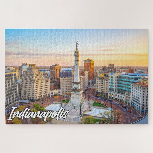 Indianapolis, Indiana, Vereinigte Staaten Puzzle (Horizontal)