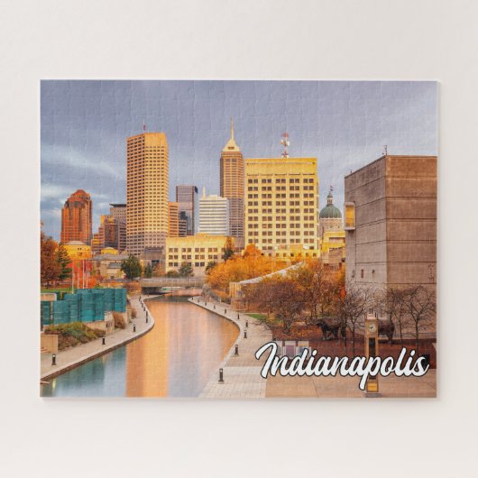 Indianapolis, Indiana, Vereinigte Staaten Puzzle (Horizontal)