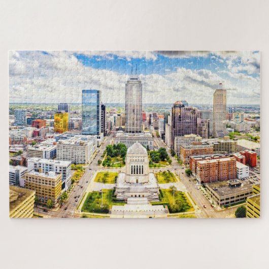 Indianapolis, Indiana, Vereinigte Staaten Puzzle (Horizontal)