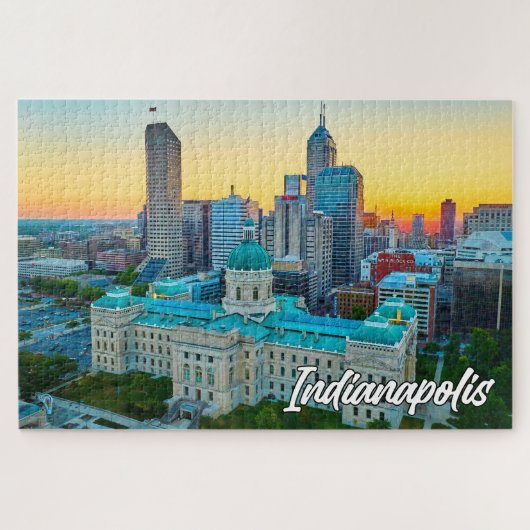 Indianapolis, Indiana, Vereinigte Staaten Puzzle (Horizontal)