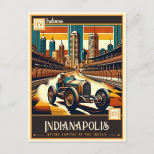 Indianapolis, Indiana Vintage Postkarte