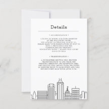 Indianapolis, Indiana Wedding | Gästedaten