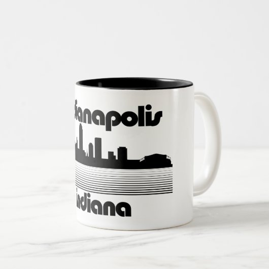 Indianapolis Indiana Zweifarbige Tasse (VorderseiteRechts)