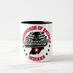 Indianapolis, Indiana Zweifarbige Tasse