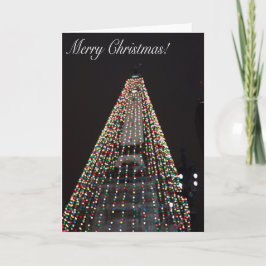 Indianapolis-Kreis der Licht-Weihnachtskarte Feiertagskarte