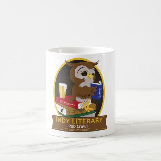 Indianapolis literarisches Pub-Schleichen - Kaffeetasse (Mittel)
