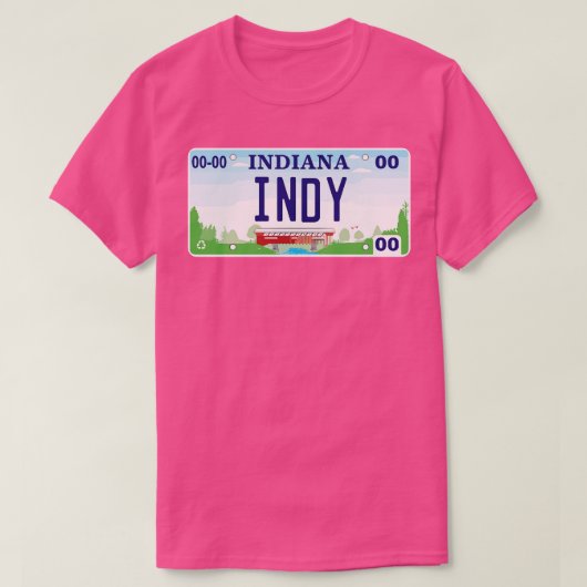 Indianapolis Lizenzschild T-Shirt (Design vorne)
