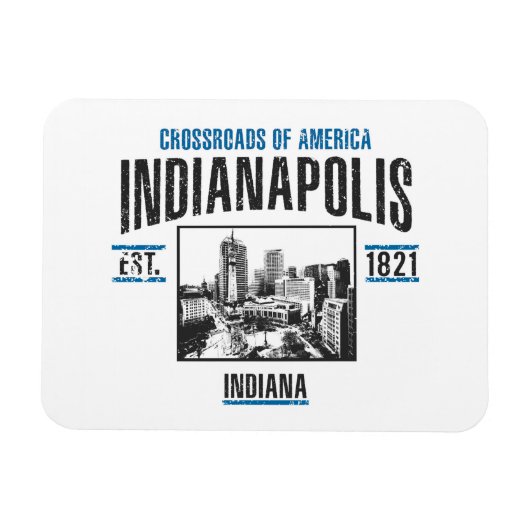 Indianapolis Magnet (Horizontal)