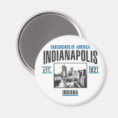 Indianapolis Magnet (Vorderseite/Rückseite)