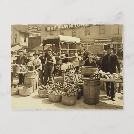 Indianapolis Market Postkarte (Vorderseite)