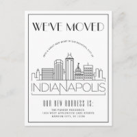 Indianapolis Moderner Deko | Änderung der Anschrif