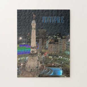 Indianapolis Monument Circle Jigsaw Puzzle