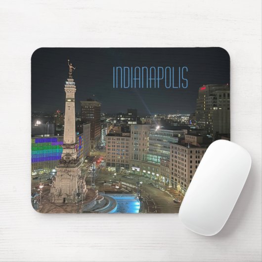Indianapolis Monument Circle Mousepad (Mit Mouse)