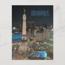 Indianapolis Monument Circle Postkarte