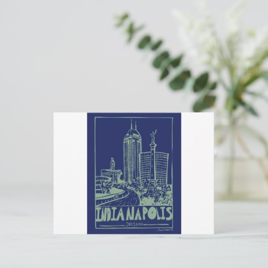 Indianapolis Postcard Postkarte (Stehend Vorderseite)