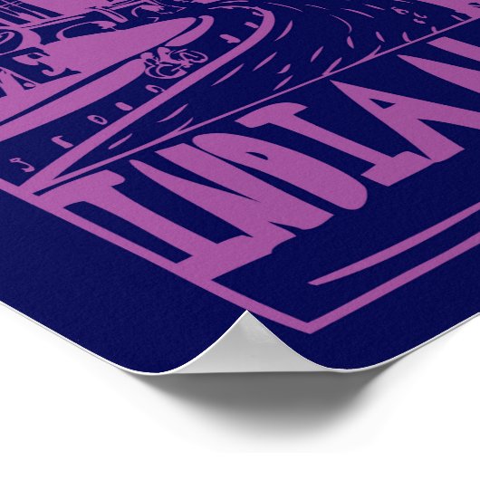 Indianapolis Poster (Ecke)