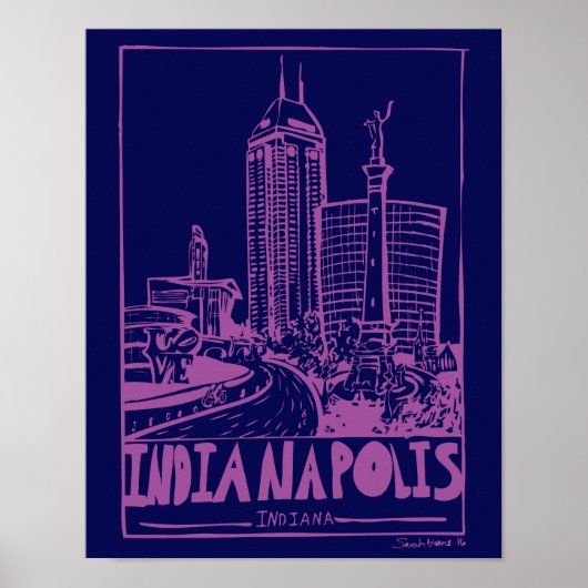 Indianapolis Poster (Vorne)