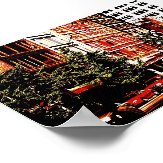 Indianapolis Poster (Ecke)