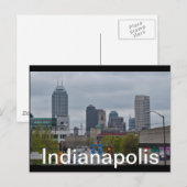 INDIANAPOLIS POSTKARTE (Vorne/Hinten)